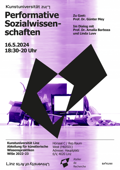 Vortrag "Performative Sozialwissenschaften" von Prof. Dr. Günter Mey