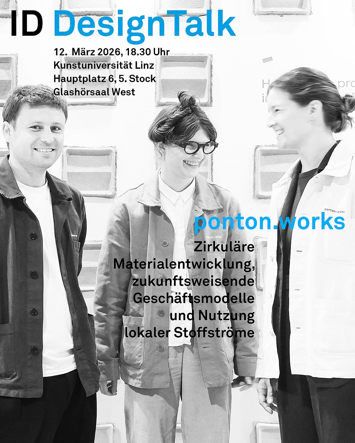 Kunstuniversität Linz: ID DesignTalk - PONTON WORKS