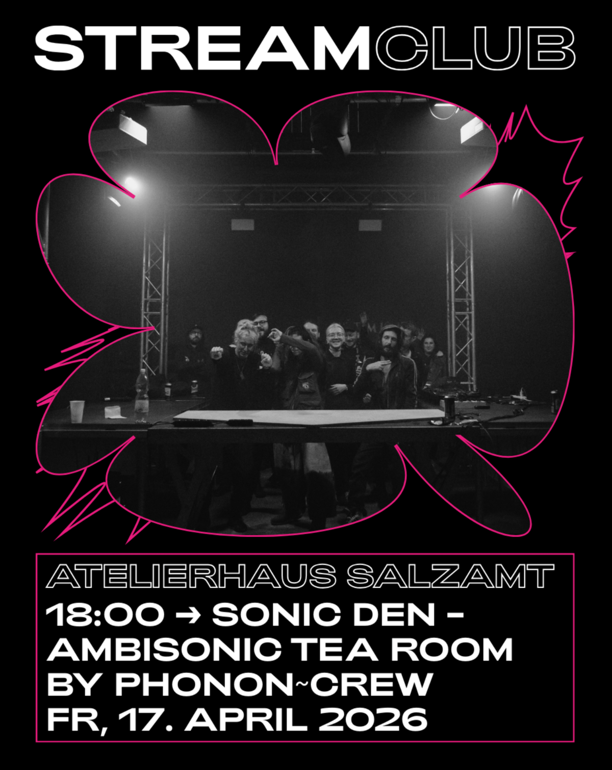Kunstuniversität Linz: Stream Club - SONIC DEN