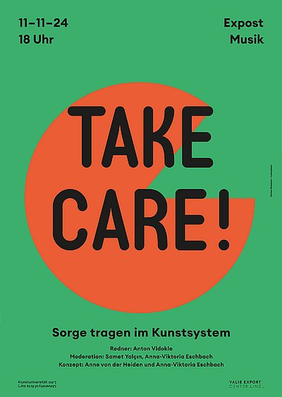 TAKE CARE! Sorge tragen im Kunstsystem #3