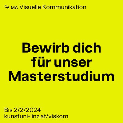 CTA Bewerbung Masterstudium