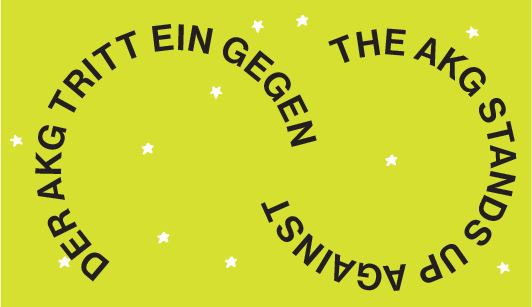 Panel öffnen: Der AKG tritt ein gegen Diskriminierung, Ausgrenzung, Gewalt und stereotype Rollenbilder.
